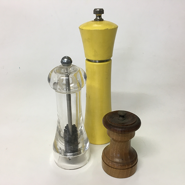 PEPPER GRINDER, Assorted Small Medium